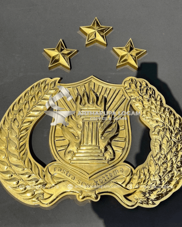 Logo Instansi Tembaga Dan Kuningan – Custom Handmade Premium