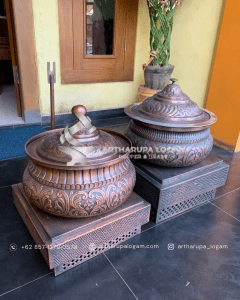 pemanas makanan tembaga