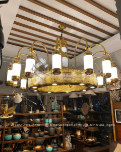 Lampu nabawi kuningan