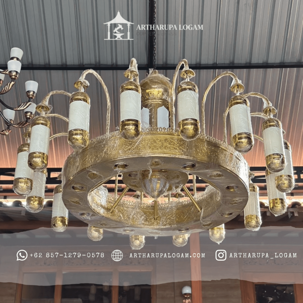 Lampu nabawi kuningan