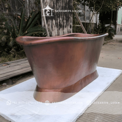 desain bathup tembaga custom handmade