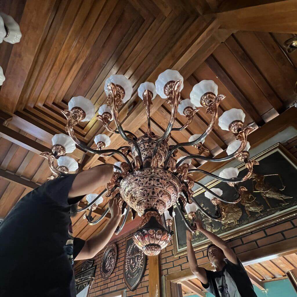 lampu robyong tembaga kuningan custom