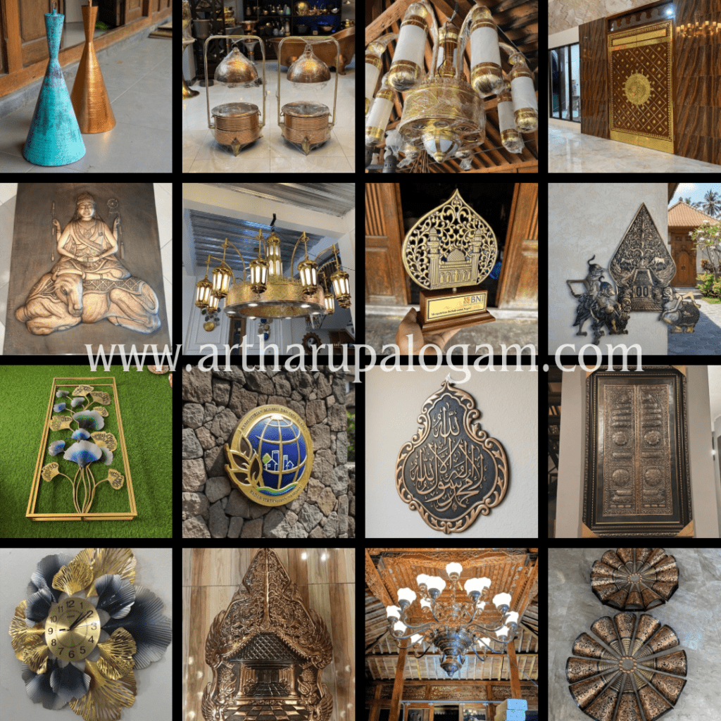 produk kerajinan tembaga dan kuningan custom