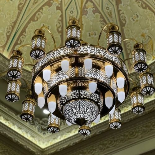 lampu maroko kuningan