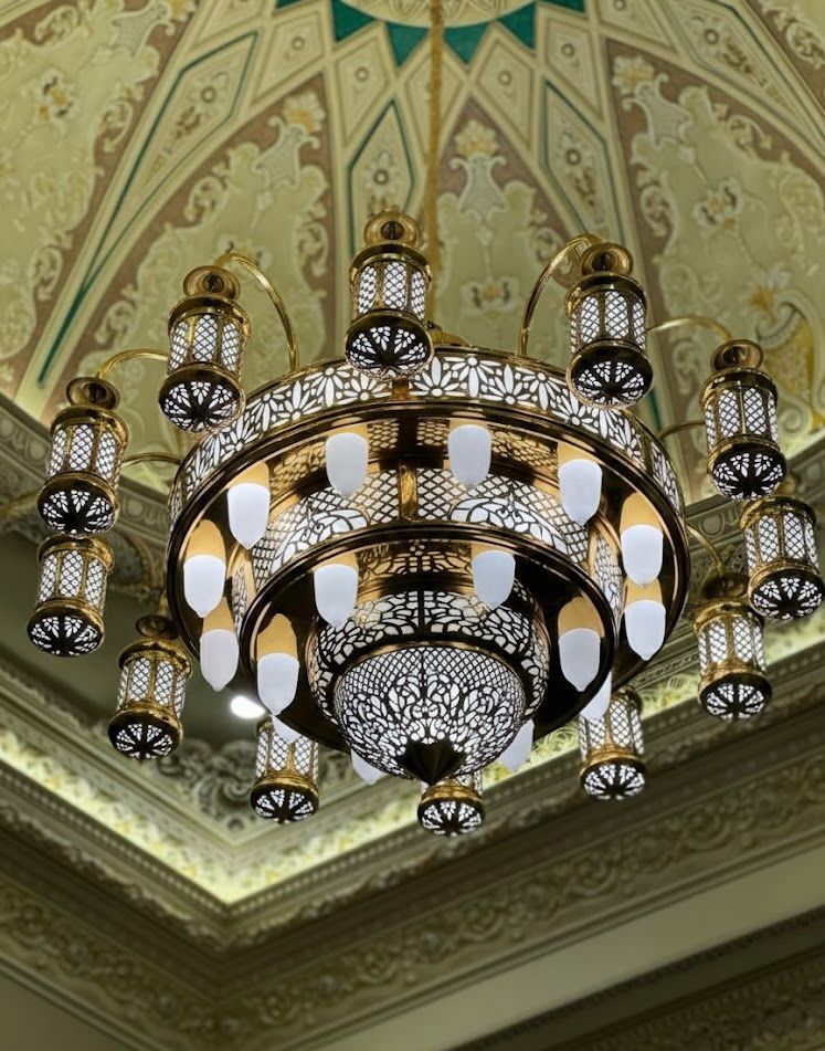 lampu maroko kuningan