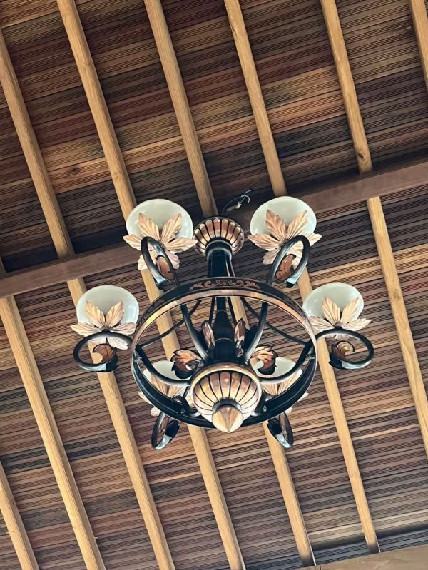 Lampu Robyong Tembaga Klasik Ukir Custom