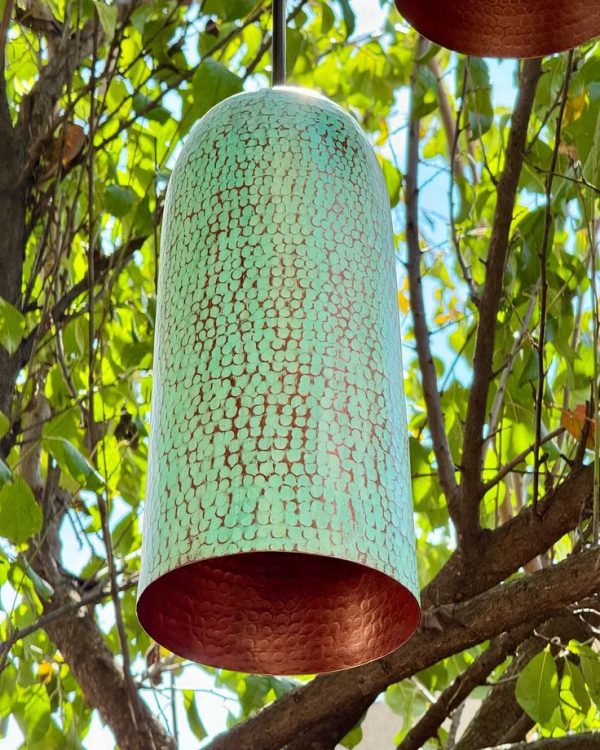 Lampu Gantung Tembaga Hijau Oksidasi Custom | Hanging Lamp Vintage & Antik