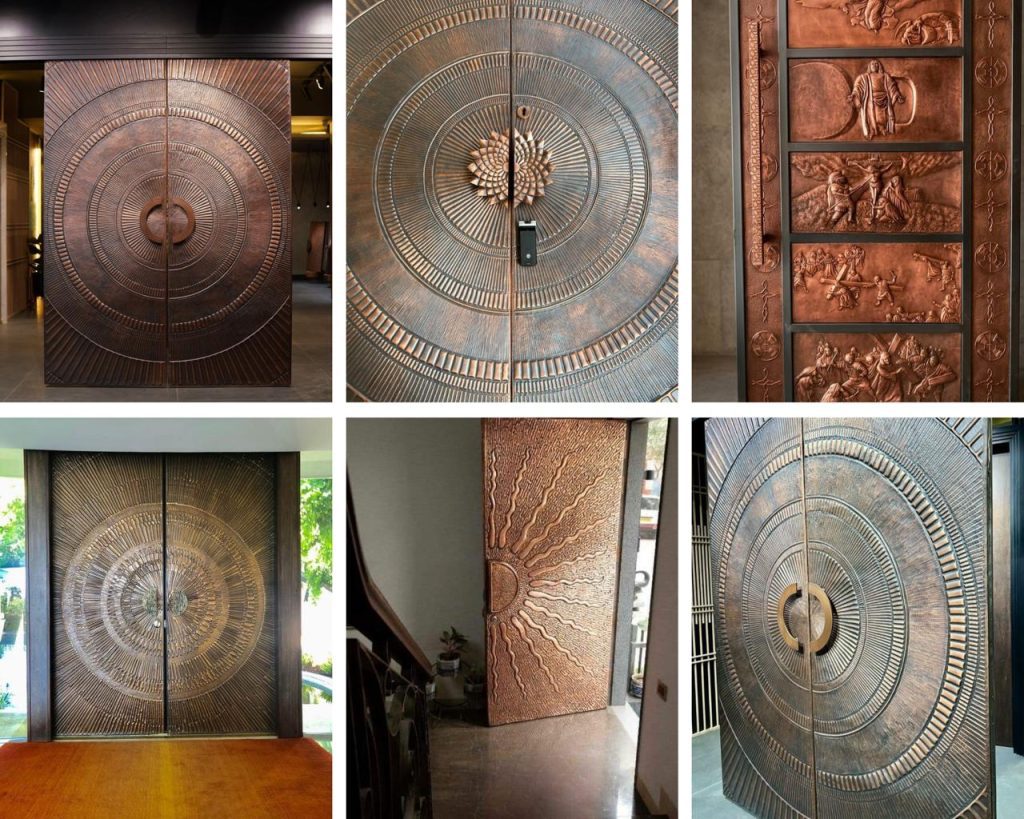 Pintu tembaga custom