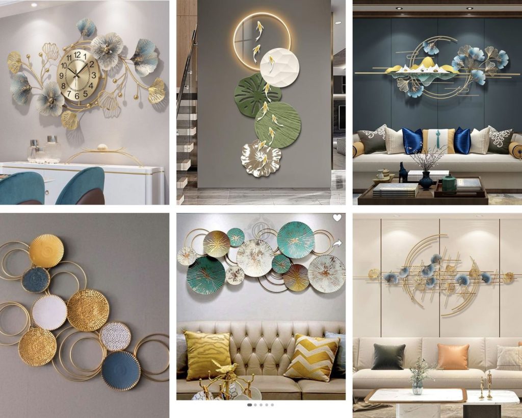 Wall decor tembaga kuningan