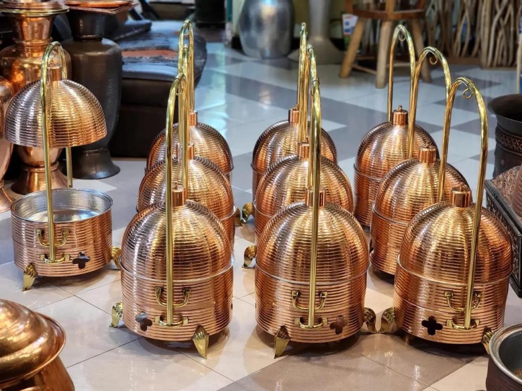 chafing dish tembaga