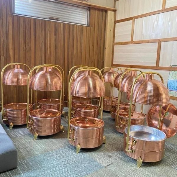 Chafing Dish Tembaga & Kuningan Custom Premium untuk Hotel & Catering