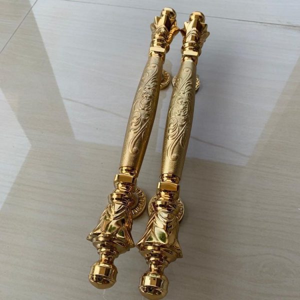 handle pintu tenbaga kuningan