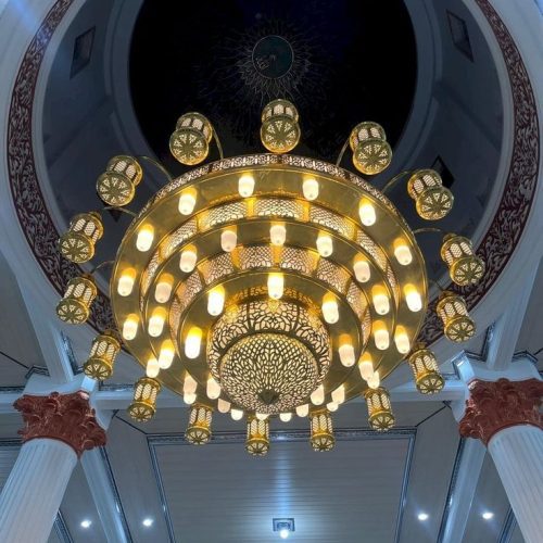 lampu maroko kuningan