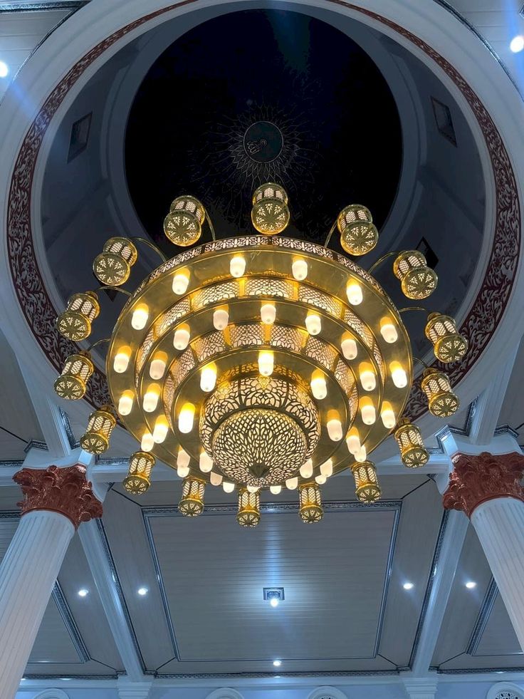 lampu maroko kuningan