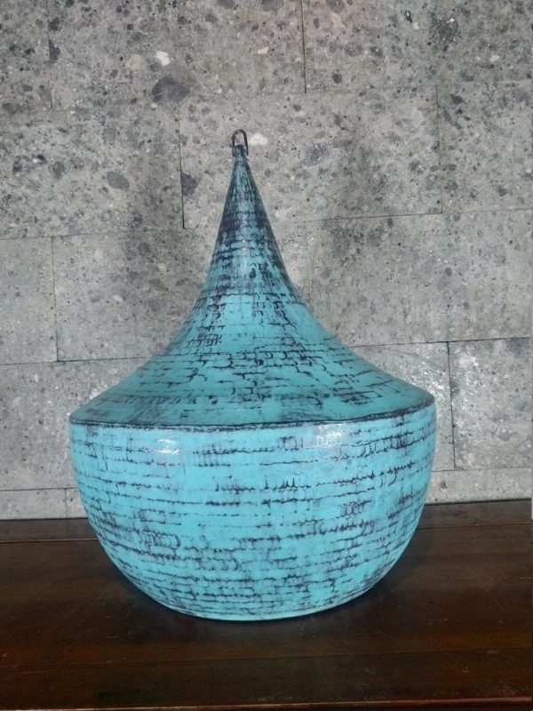 Lampu Gantung Tembaga Hijau Oksidasi Custom | Hanging Lamp Vintage & Antik