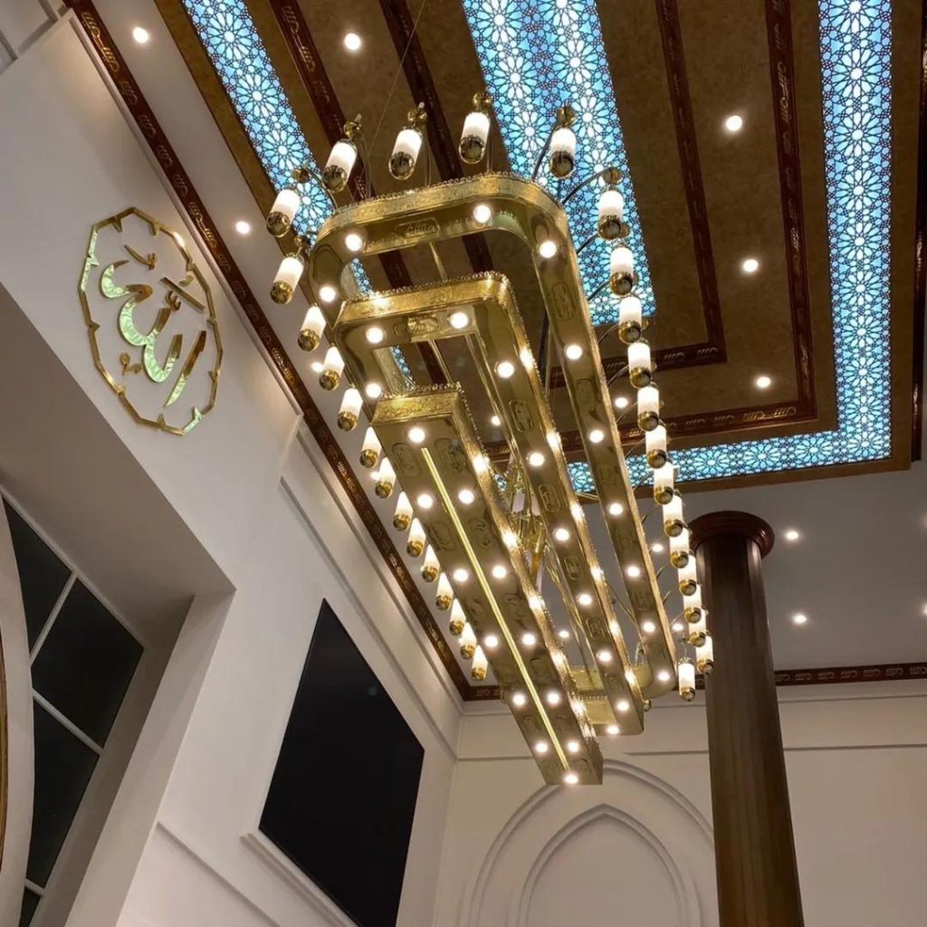Lampu nabawi kuningan