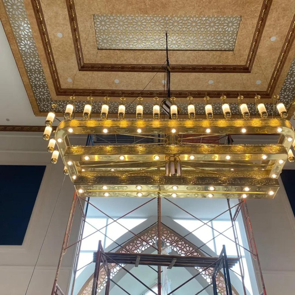 Lampu nabawi kuningan