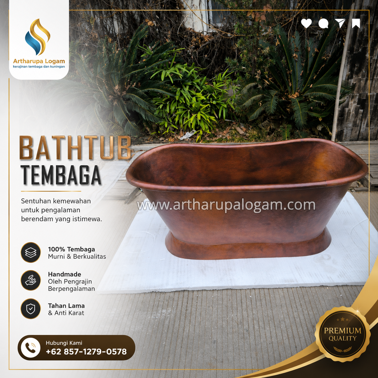 Bathtub tembaga